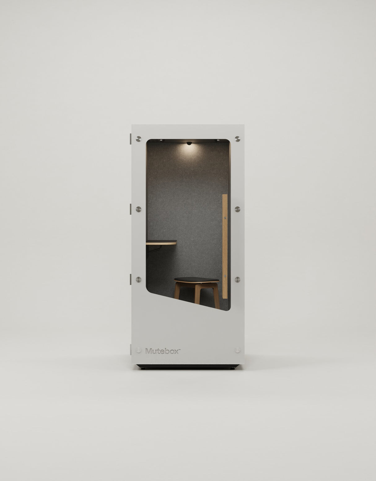 Mutebox One Hvid dør / Classic Oak