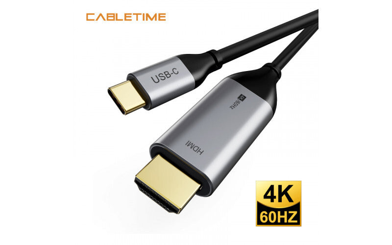 Cabletime USB-C til HDMI 1,8m