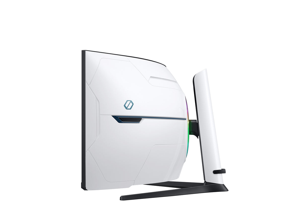 Samsung G95NC LED display 144.8 cm (57") 7680 x 2160 pixels Dual UHD Black, White