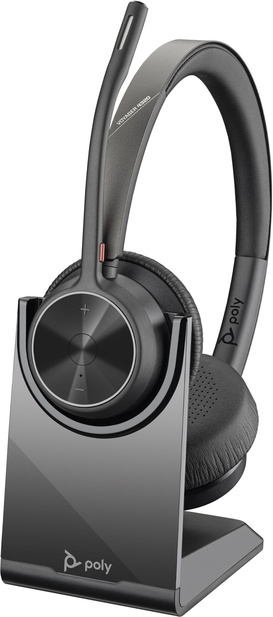 HP Poly Voyager 4320 USB-C Headset +BT700 dongle +Charging Stand