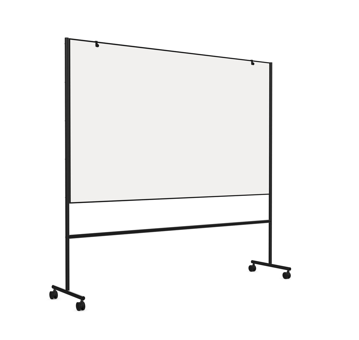 Lintex One Mobil Whiteboard sort dobbeltsidet, 2067 x 1960 x 500.