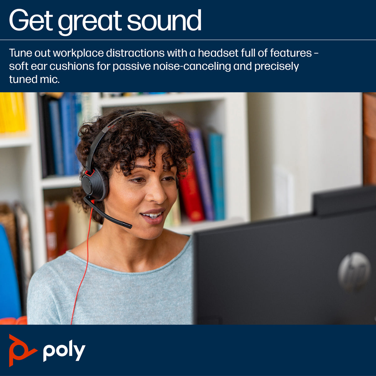 Poly Blackwire C5220 USB-C Headset +Inline Cable (Bulk)