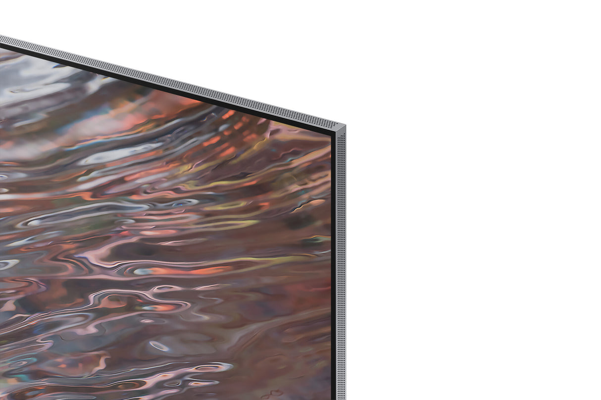 Samsung QP85A-8K Digital signage flat panel 2.16 m (85") LCD Wi-Fi 500 cd/m² 8K Ultra HD Stainless steel Built-in processor Tizen 6.0 16/7