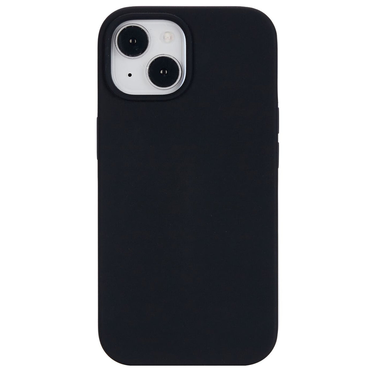 eSTUFF iPhone 15 INFINITE ROME Magnetic Silicone Cover - Black - 81% recycled material
