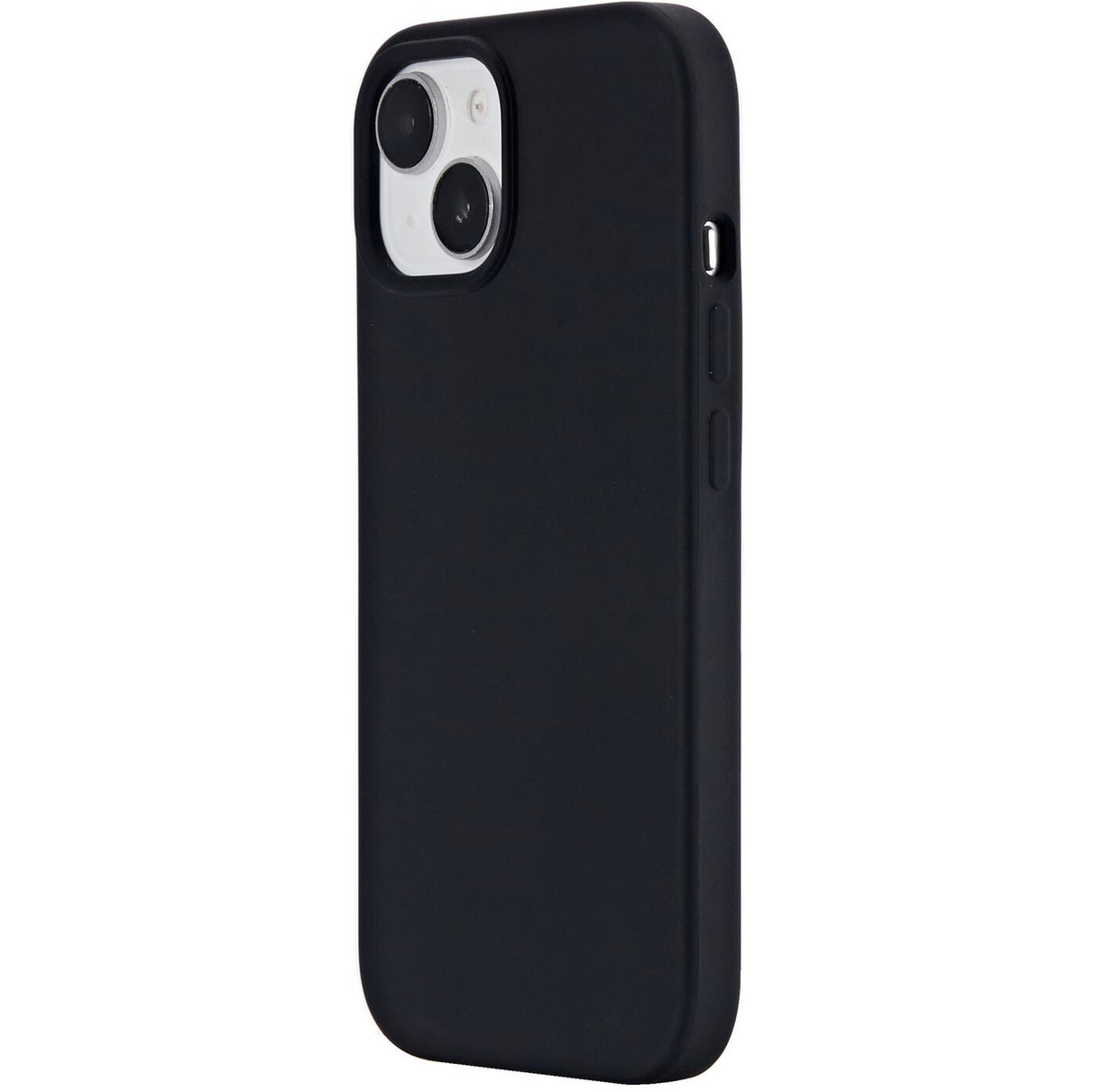eSTUFF iPhone 15 INFINITE ROME Magnetic Silicone Cover - Black - 81% recycled material