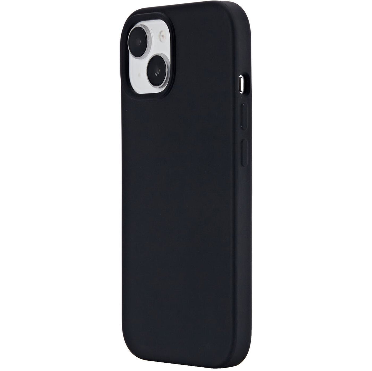 eSTUFF iPhone 15 INFINITE ROME Magnetic Silicone Cover - Black - 81% recycled material