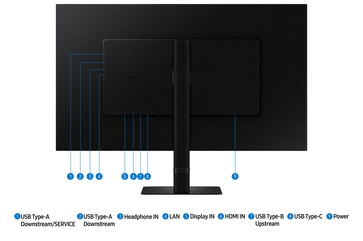 Samsung S80UD computer monitor 81.3 cm (32") 3840 x 2160 pixels 4K Ultra HD LCD Black