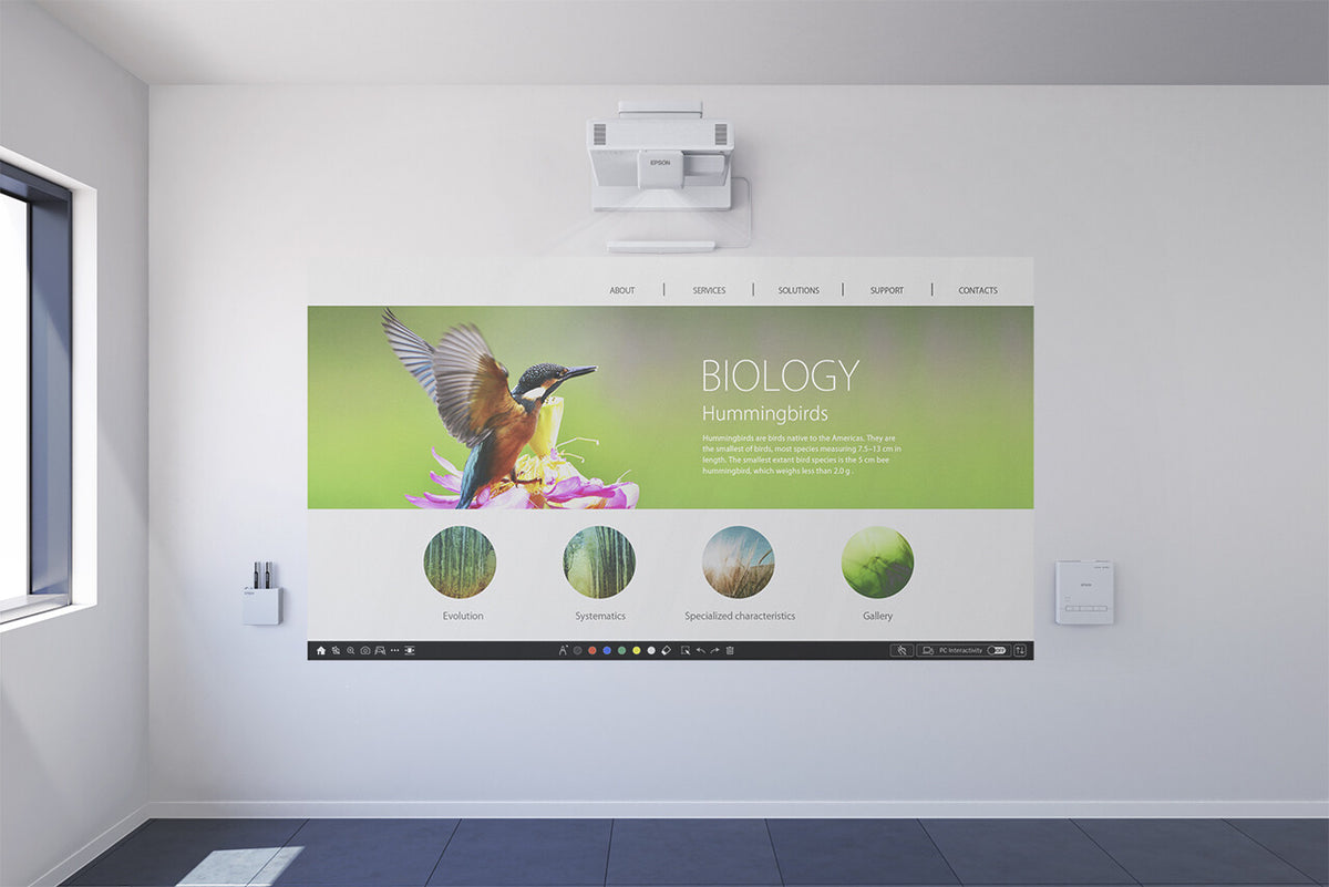 Epson EB-1485Fi Ultra short throw projector 5000 ANSI lumens 3LCD 1080p (1920x1080) White