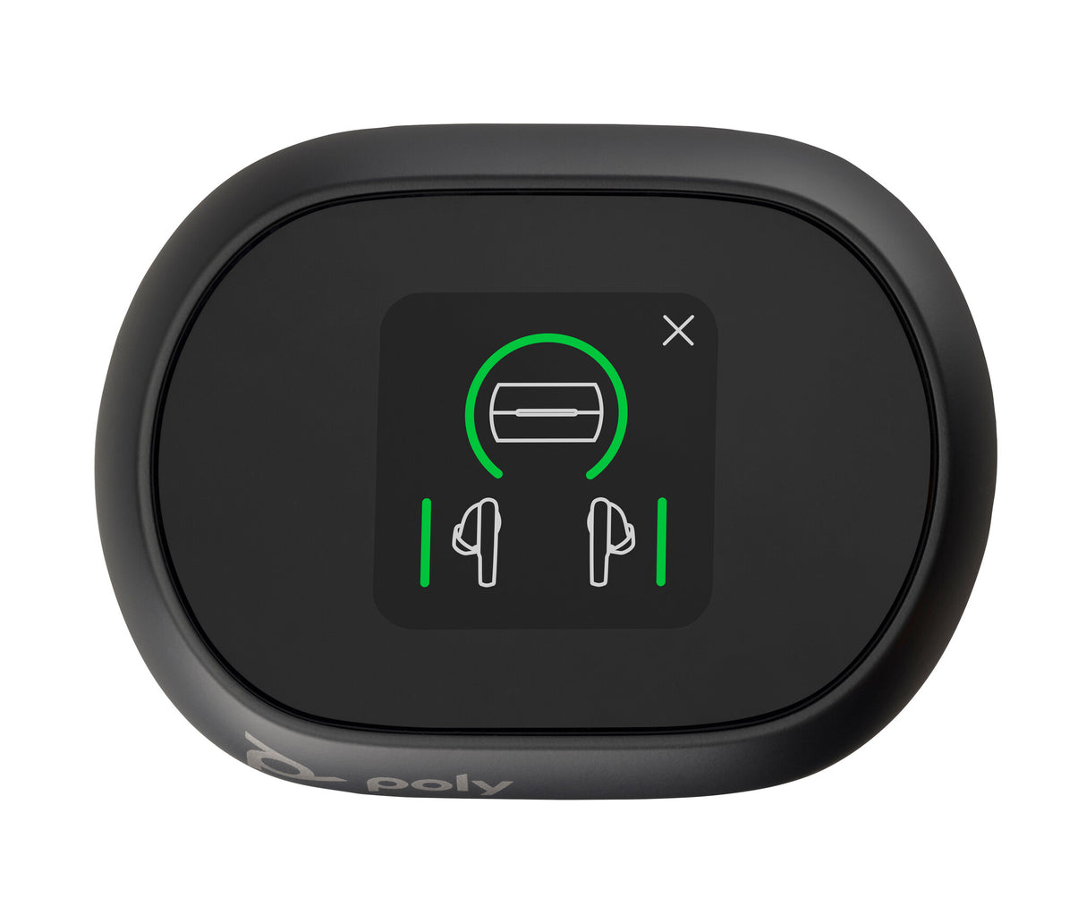 Poly Voyager Free 60+ UC Carbon Black Earbuds +BT700 USB-A Adapter +Touchscreen Charge Case