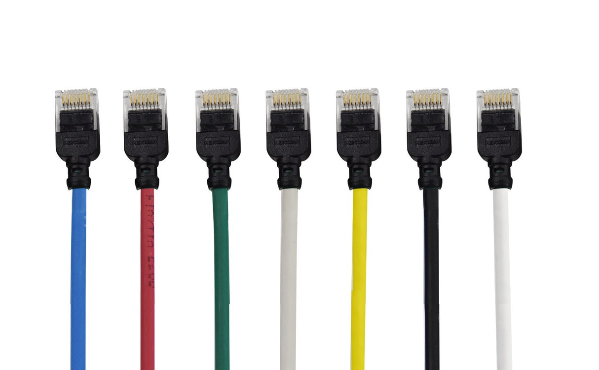 Mercodan 371928005 networking cable Black 0.5 m Cat6a U/UTP (UTP)