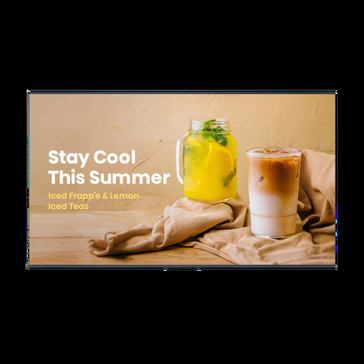 Hisense 4K UHD Digital Signage Display - 16/7 Operation