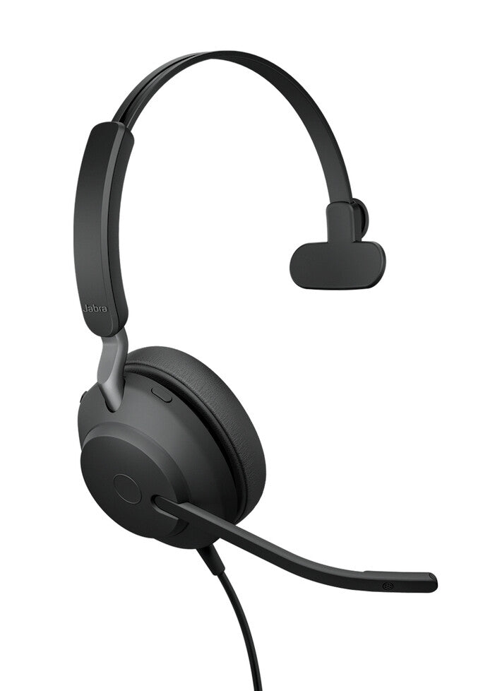 Jabra Evolve2 40 SE Headset Wired Head-band Office/Call center USB Type-C / USB Type-A Black