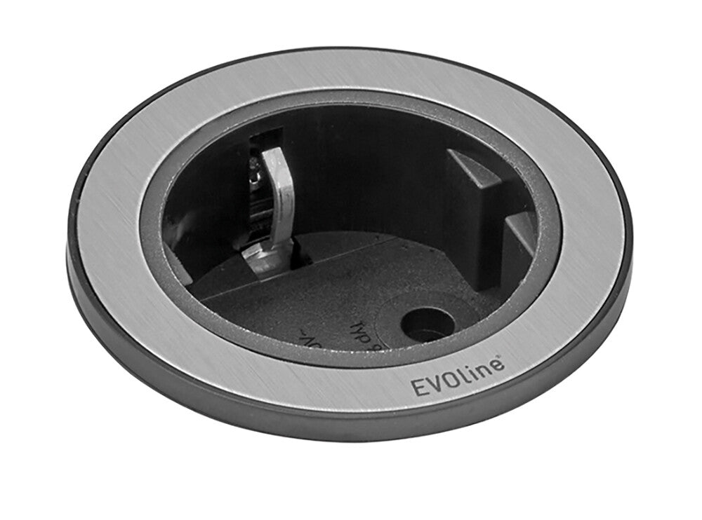 EVOline ONE, VDE, black with stainless steel ring, 0,5 meter gst 18