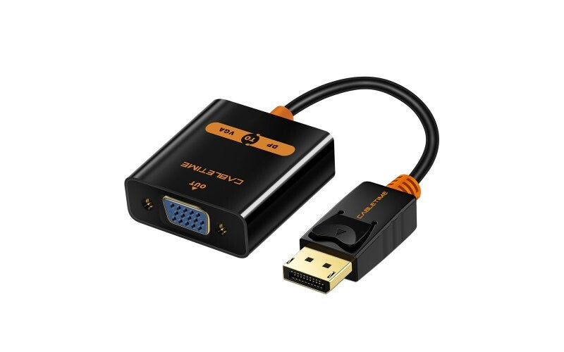 Cabletime Displayport han / VGA hun 0,15m