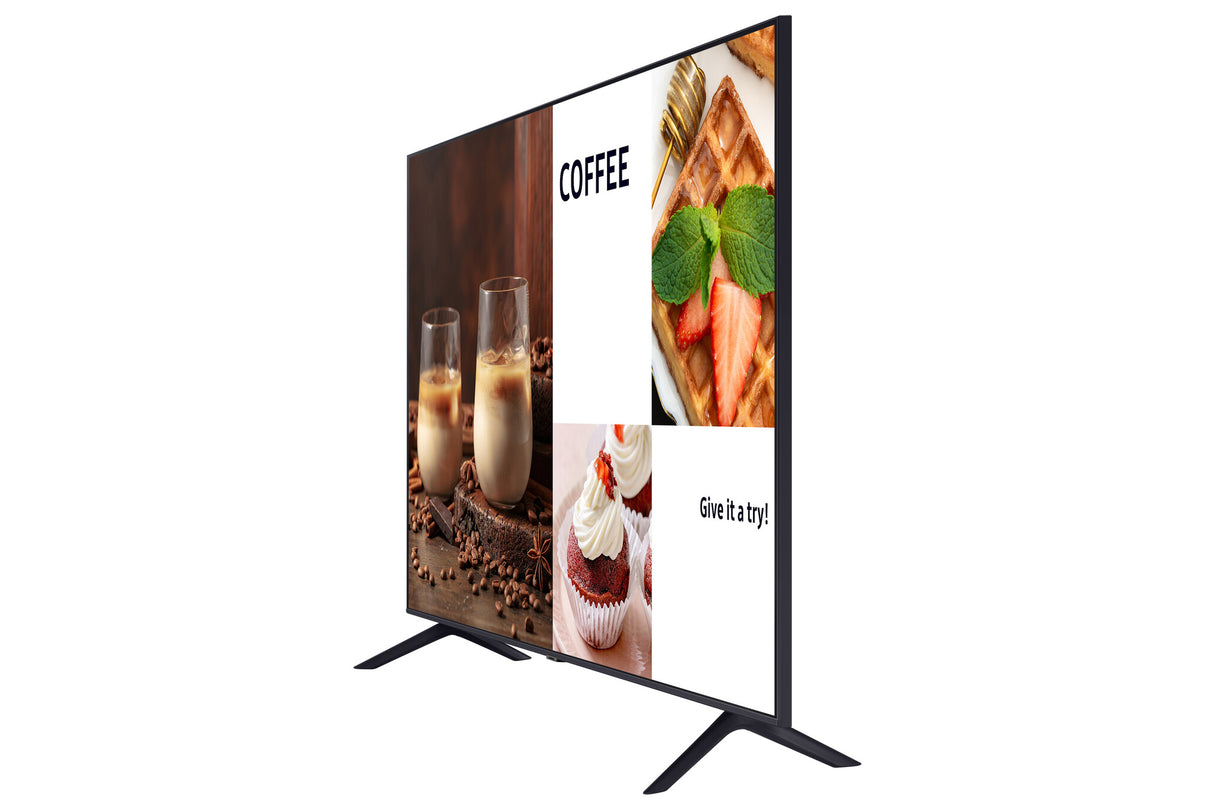Samsung BE55C-H Digital signage flat panel 139.7 cm (55") LED Wi-Fi 4K Ultra HD Black Built-in processor Tizen