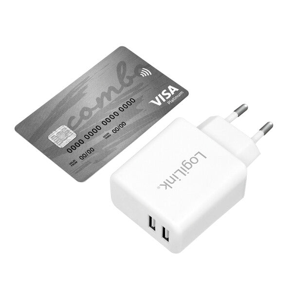 LogiLink PA0210W mobile device charger Smartphone, Tablet White AC Indoor