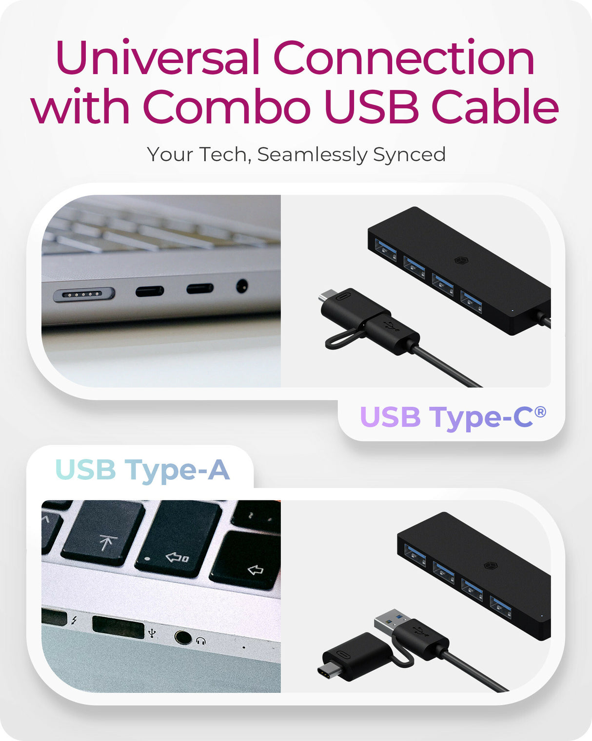 ICY BOX Usb 3.2 Gen 1 (3.1 Gen 1) Type-A + Type-C 5000 Mbit/S Black