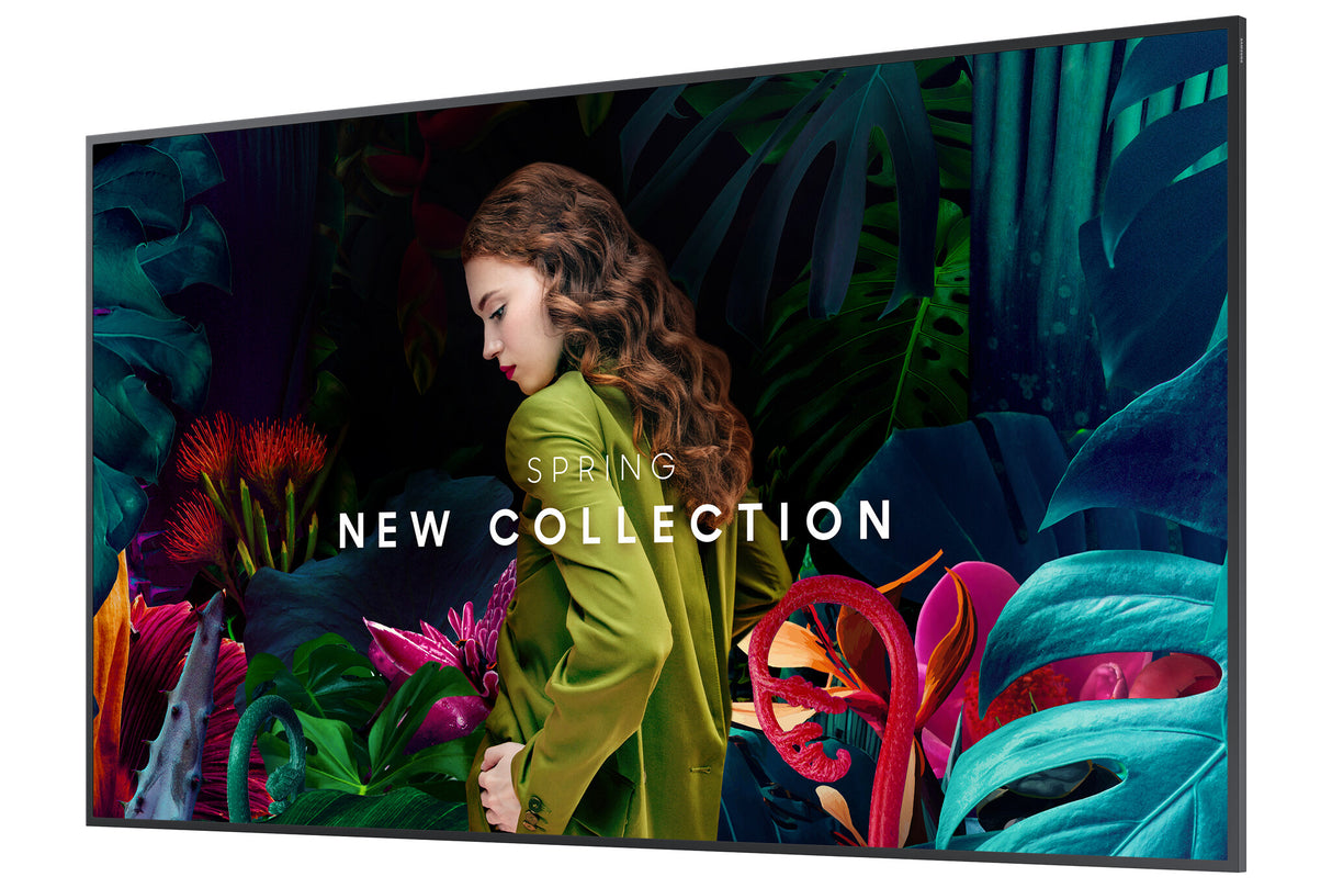 Samsung QB65C-N Digital signage flat panel 165.1 cm (65") LED 350 cd/m² 4K Ultra HD Black Built-in processor Tizen 7.0 16/7
