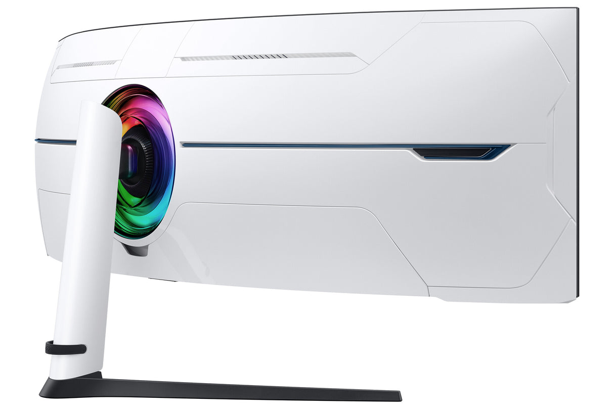 Samsung G95NC LED display 144.8 cm (57") 7680 x 2160 pixels Dual UHD Black, White