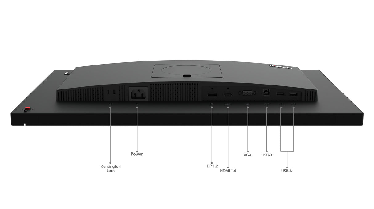 Lenovo ThinkVision T24v-30 LED display 60.5 cm (23.8") 1920 x 1080 pixels Full HD Black