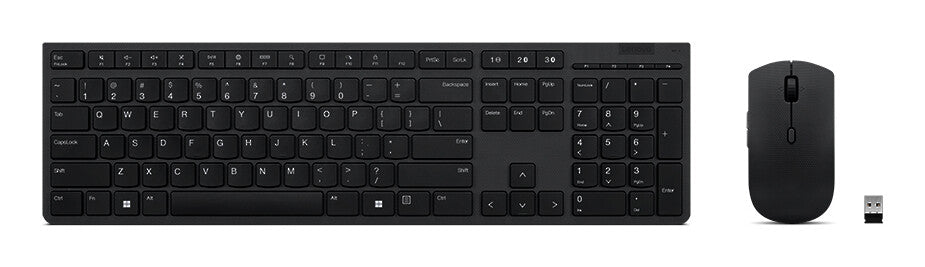 Lenovo 4X31K03949 keyboard Mouse included RF Wireless + Bluetooth Hungarian Grey