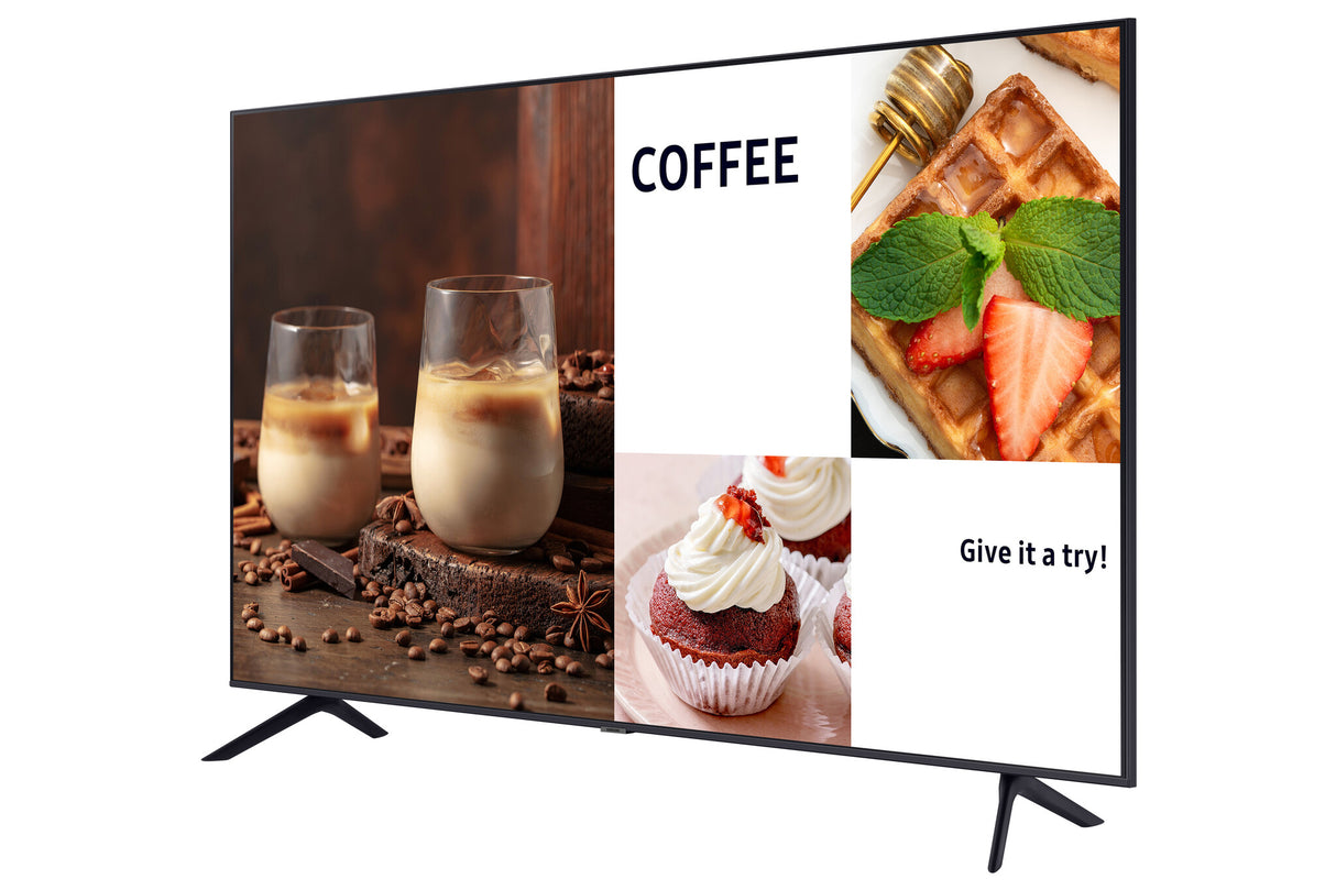 Samsung BE75C-H Digital signage flat panel 190.5 cm (75") LED Wi-Fi 4K Ultra HD Black Built-in processor Tizen
