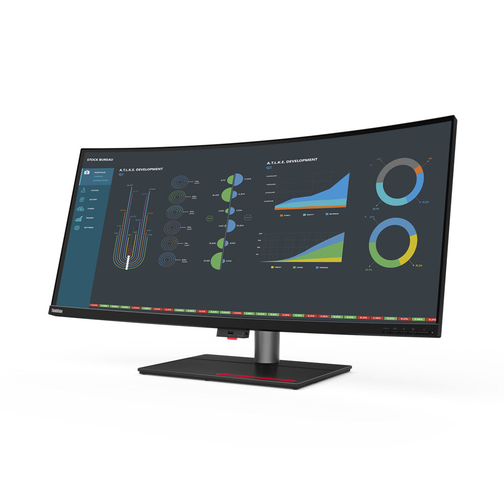 Lenovo ThinkVision P40w-20 computer monitor 100.8 cm (39.7") 5120 x 2160 pixels 5K Ultra HD LED Black