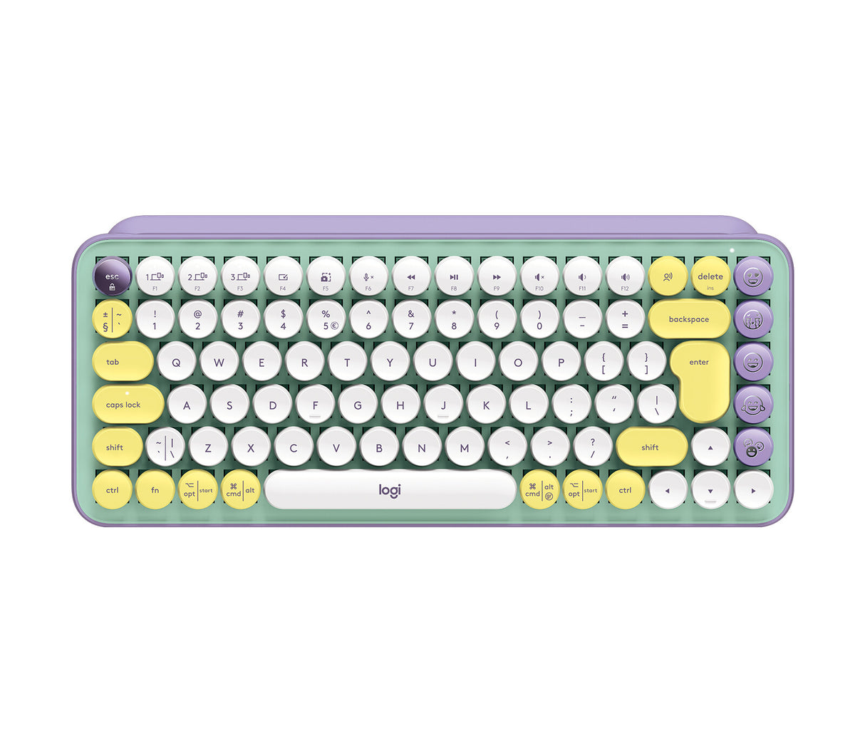 Logitech POP Keys Wireless Mechanical Keyboard With Emoji Keys