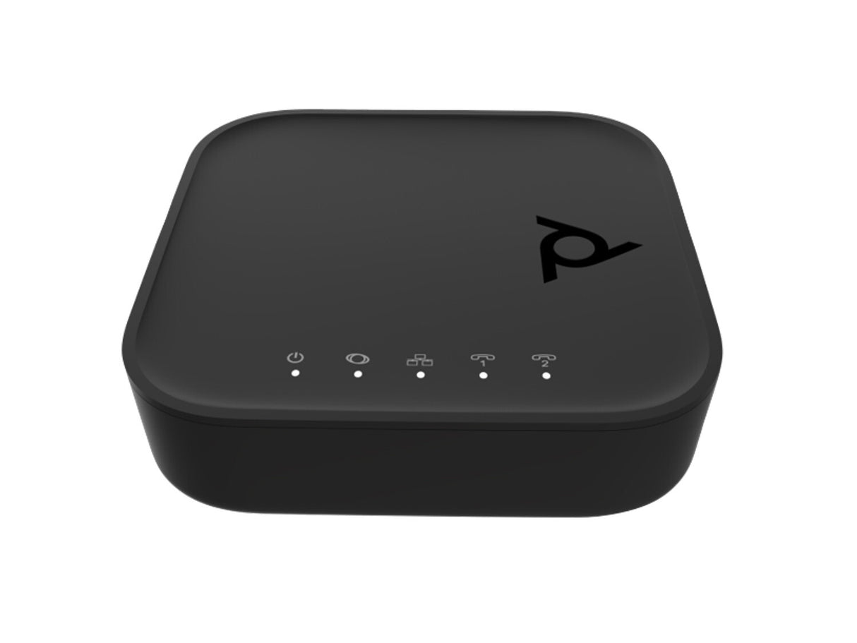 Poly ATA 402 2FXS Voice Port VoIP Adapter with Open SIP and Power Supply