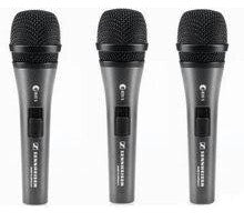 Sennheiser Microphone set w 3x e 835 S vocal mic