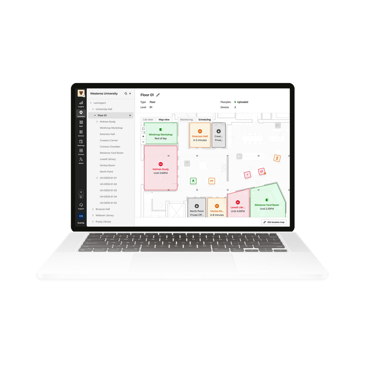 Biamp 1-Year Workplace Booking License