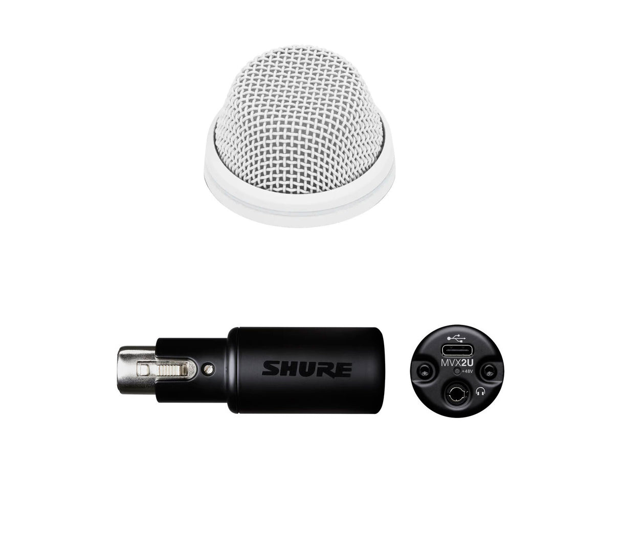 Sennheiser MEB 104W directional loftmikrofon inkl. Shure MVX2U