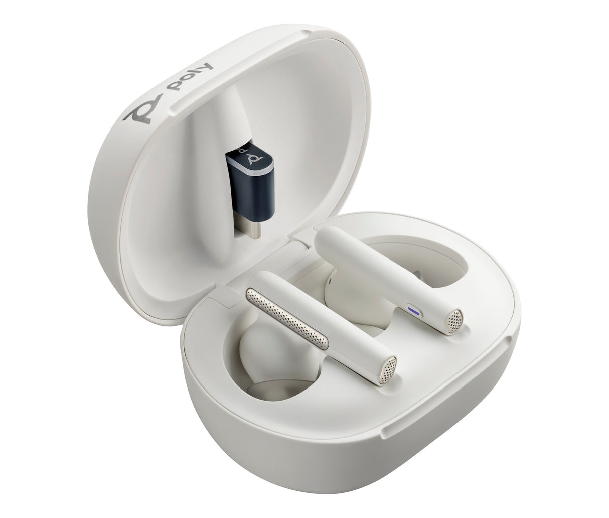 Poly Voyager Free 60/60+ White Earbuds (2 Pieces)