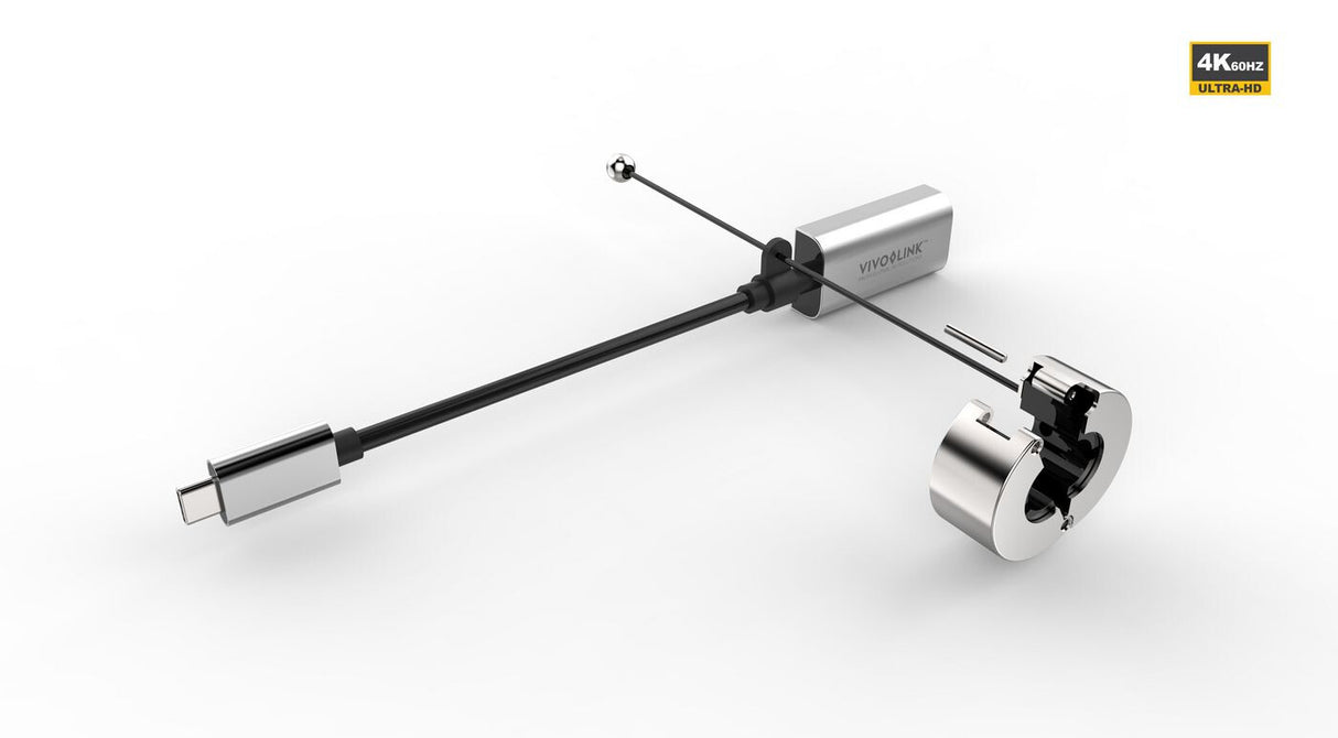Vivolink PROADRING4S video cable adapter USB Type-C HDMI Black