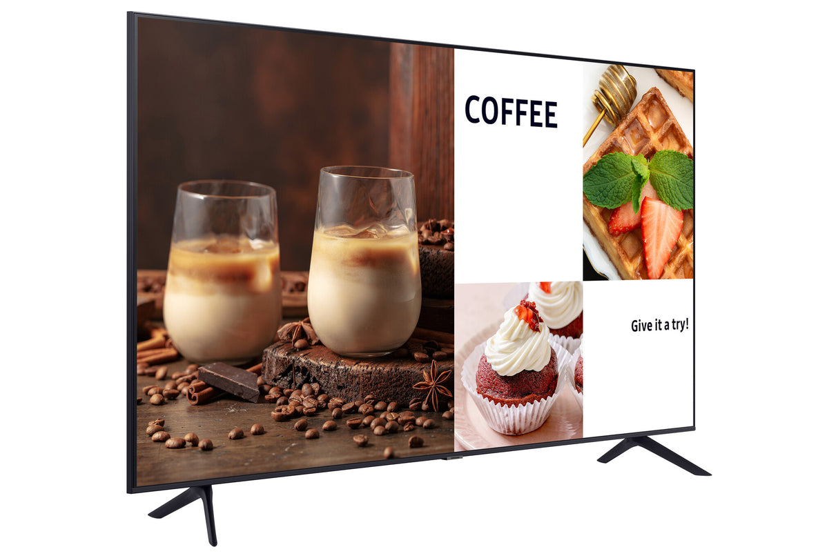 Samsung BE75C-H Digital signage flat panel 190.5 cm (75") LED Wi-Fi 4K Ultra HD Black Built-in processor Tizen
