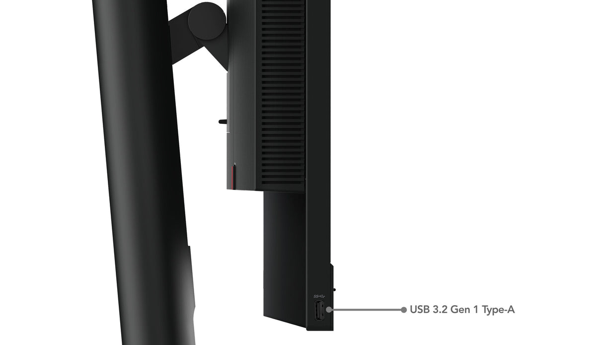 Lenovo ThinkCentre Tiny-In-One 24 Gen 5 LED display 60.5 cm (23.8") 1920 x 1080 pixels Full HD Touchscreen Black