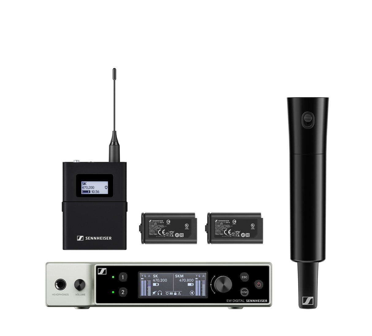 Sennheiser Digital wireless base set. R1-9