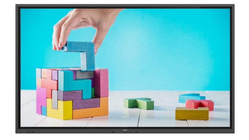 Philips E-Line 65BDL3152E Digital signage flat panel 165.1 cm (65") 350 cd/m² 4K Ultra HD Black Touchscreen Built-in processor Android 16/7