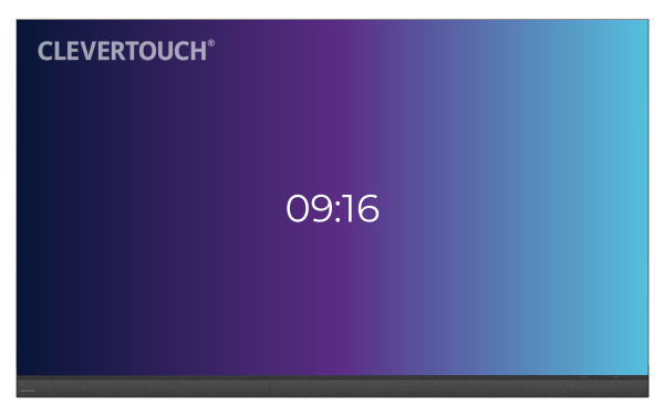 Clevertouch 120”, 1.38mm CleverWall LED Bundle, inc wall frame mount