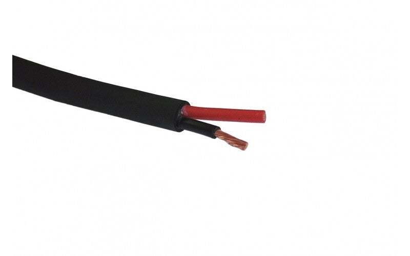 BiTsound Højtalerkabel 2x4mm², sort, 1 kappe, OFC, Fleksibelt