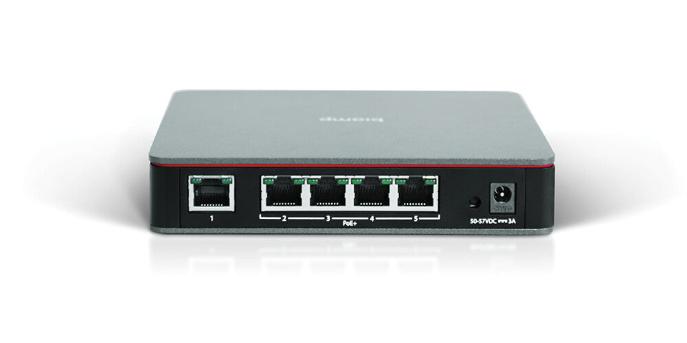 Biamp Tesira CONNECT TC-5 Ethernet LAN Black, Grey, Red