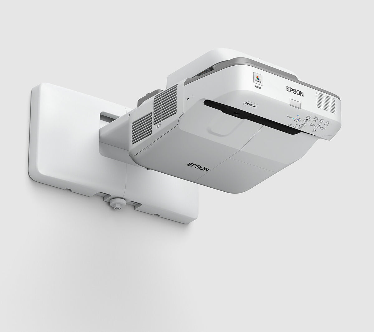 Epson EB-685W Ultra short throw projector 3500 ANSI lumens 3LCD WXGA (1280x800) White, Grey
