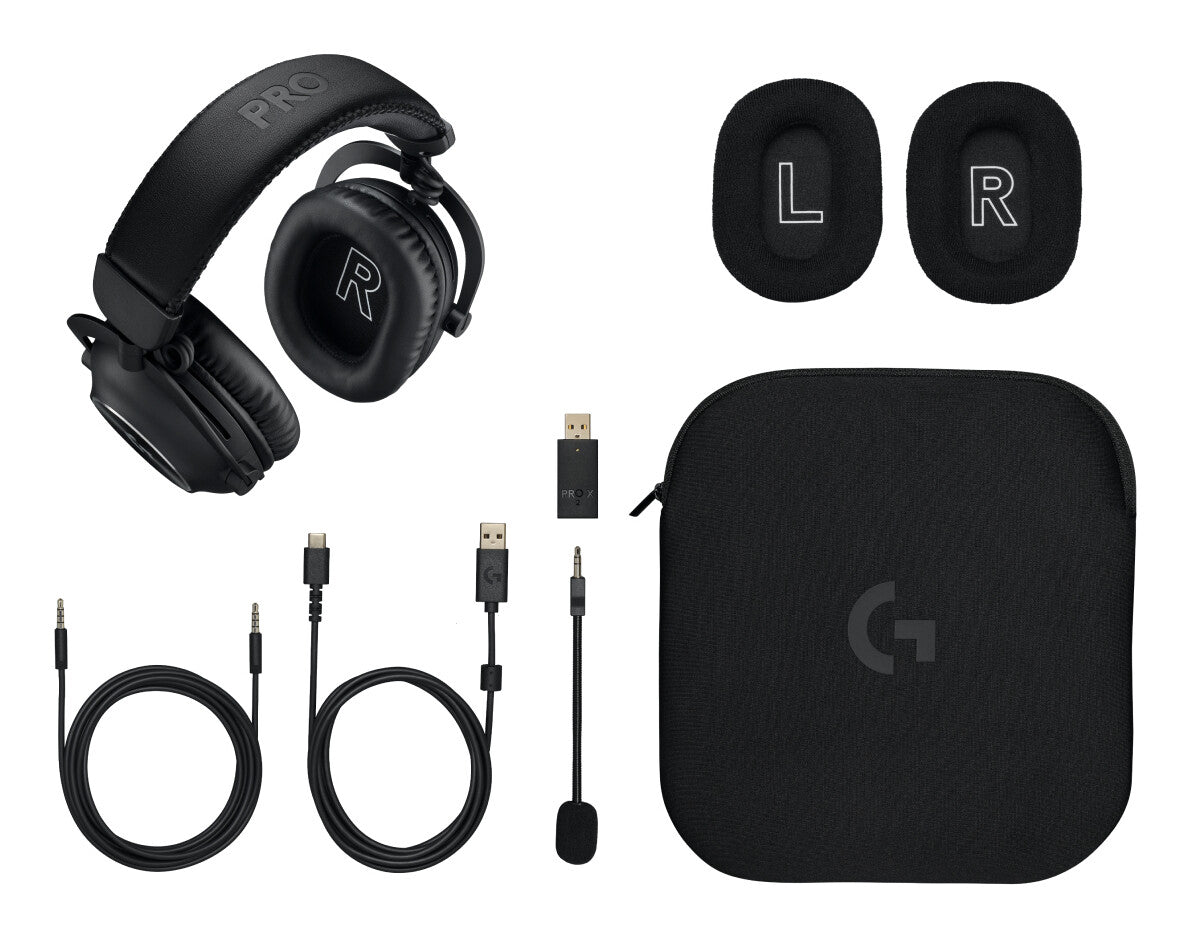Logitech G 981-001263 headphones/headset Wired & Wireless Head-band Gaming Bluetooth Black