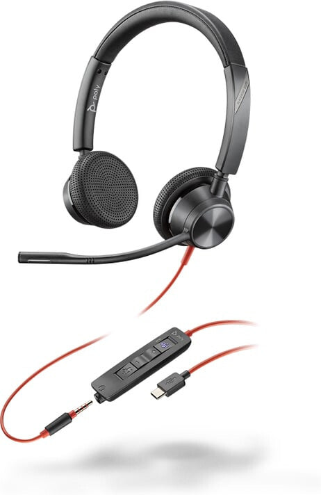 Poly Blackwire 3325 Microsoft Teams Certified USB-C Headset