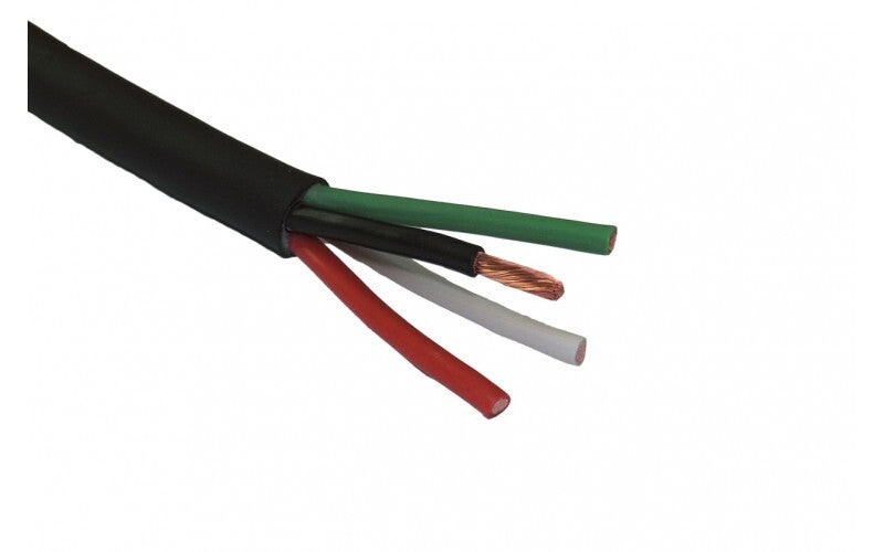 BiTsound 4x4,00mm² sort højtalerkabel