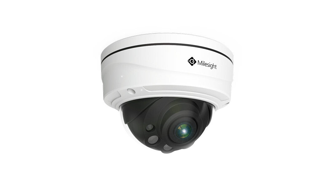 Milesight Pro AI Dome IP kamera – 4K - Hvid