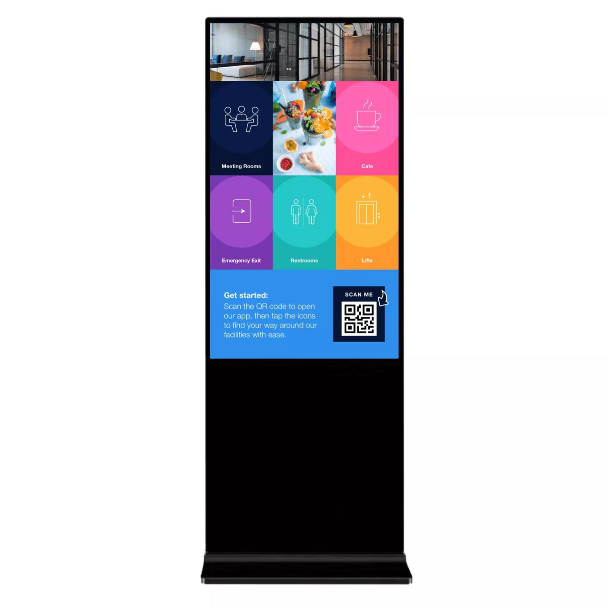 Clevertouch CM Totem CTL-49T112KHEK1 49” Freestanding Display