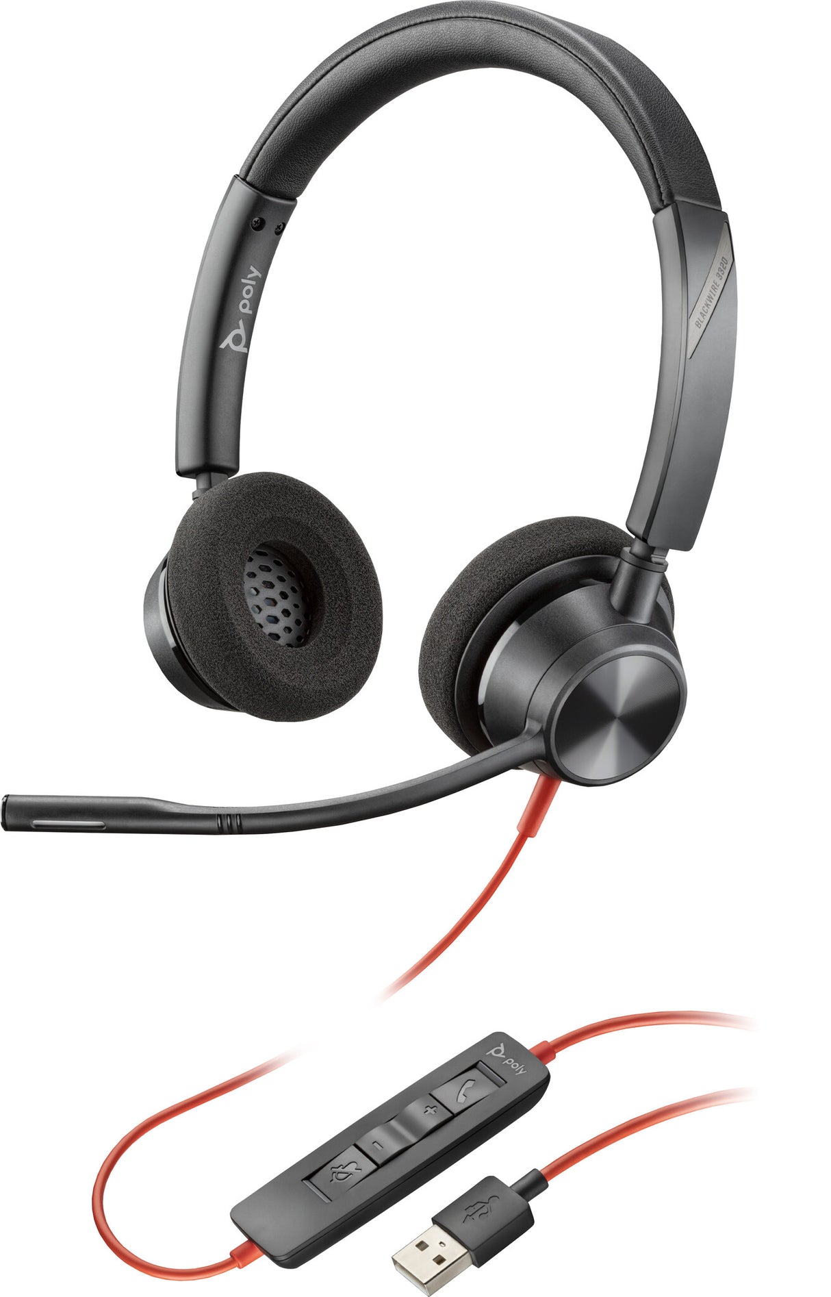 Poly Blackwire 3320 USB-A Headset