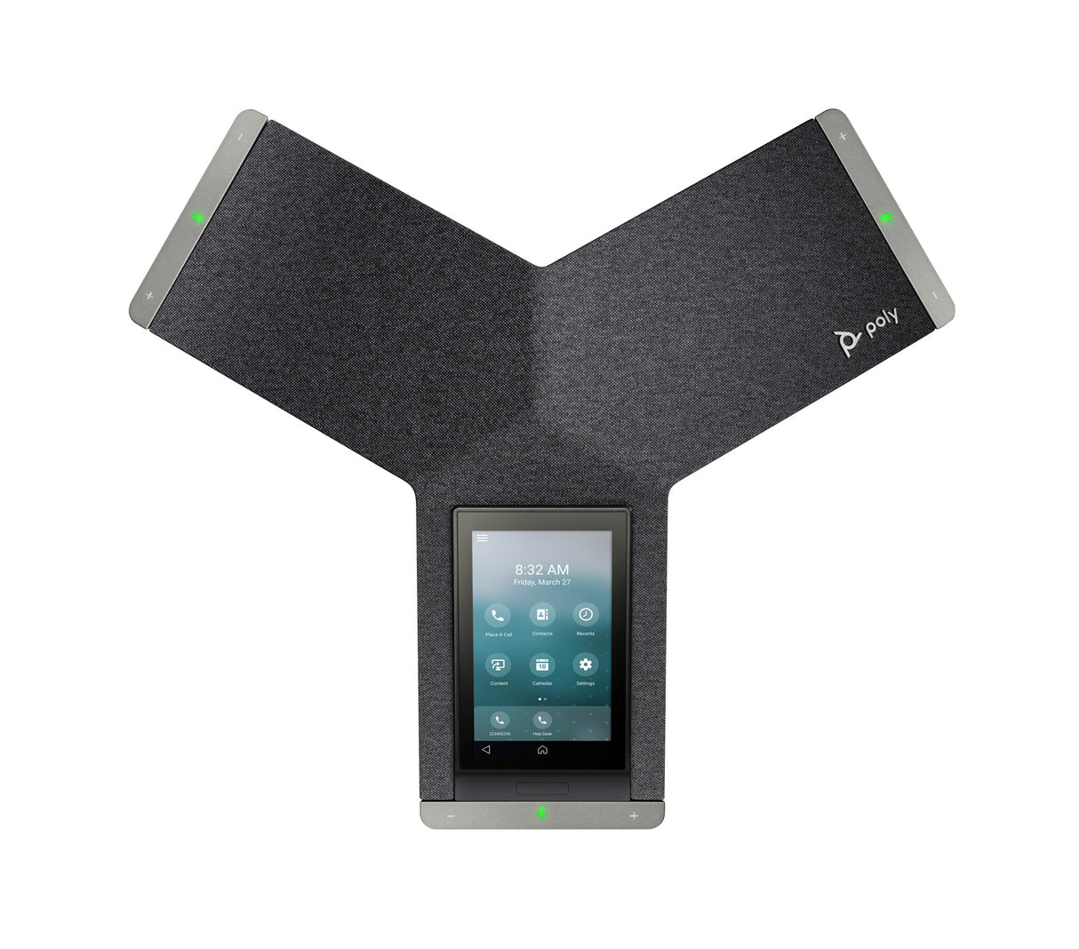 HP Poly Trio C60 IP Conference Phone and PoE-enabled No Radio