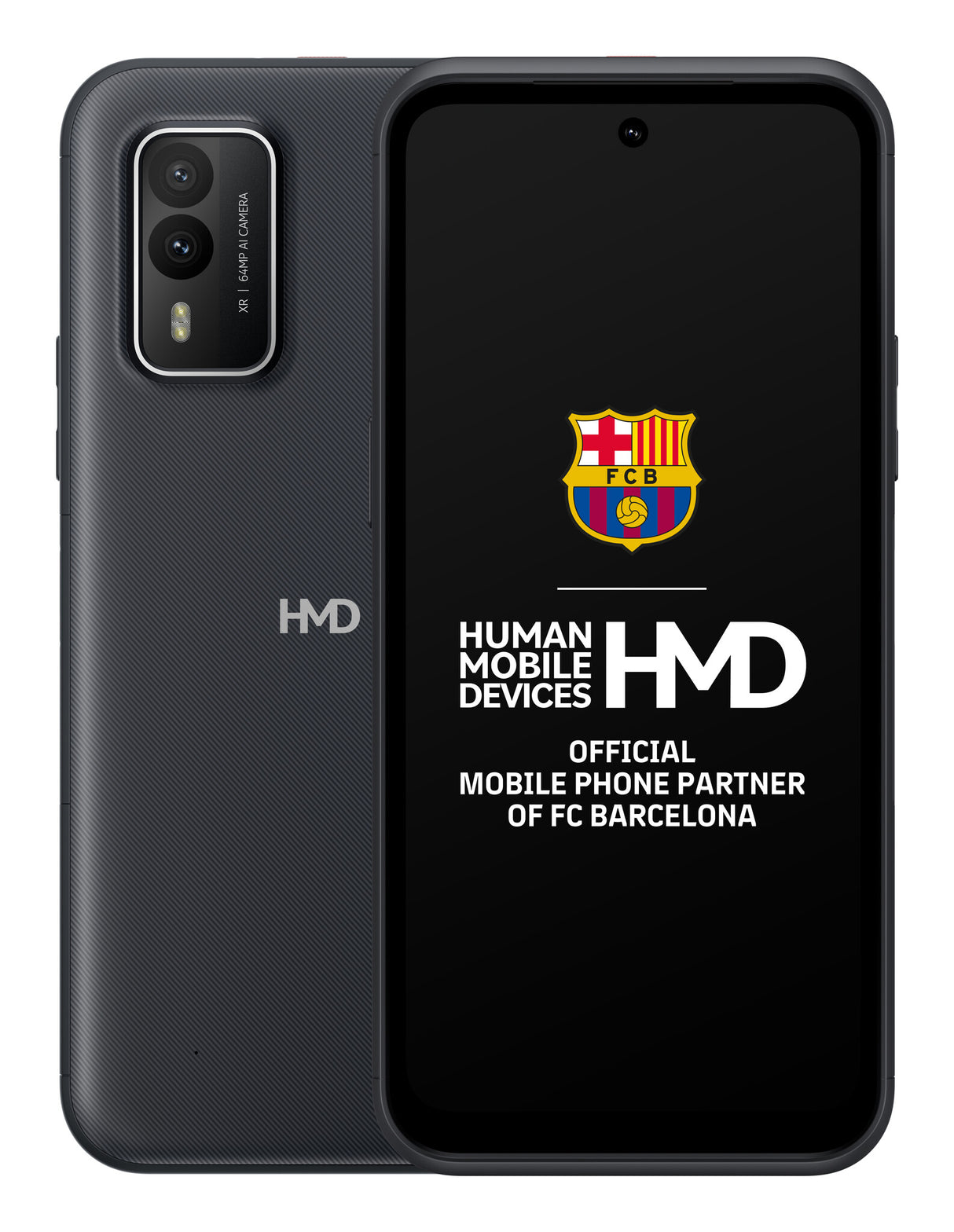 HMD XR21 - 5G, Made in Europe, IP68/MIL-810H, 6GB/128GB, 6,49", 64MP/16MP, 4800 mAh, Black